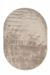 Tappeto shaggy ovale - Aranga Super Soft Fur (marrone)