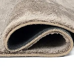 Tappeto shaggy ovale - Aranga Super Soft Fur (marrone)