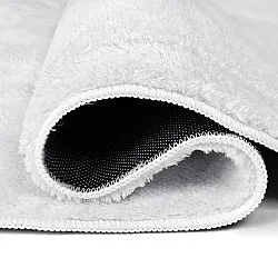 Tappeto shaggy ovale - Aranga Super Soft Fur (bianco)