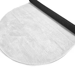 Tappeto shaggy ovale - Aranga Super Soft Fur (bianco)