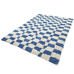 Tappeto A Pelo Lungo - Atrani Natural Cotton Shaggy (blu)