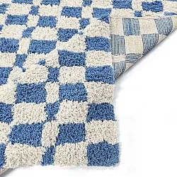 Tappeto A Pelo Lungo - Atrani Natural Cotton Shaggy (blu)