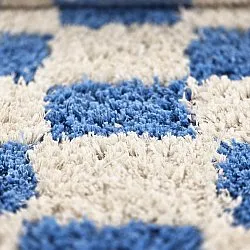 Tappeto A Pelo Lungo - Atrani Natural Cotton Shaggy (blu)