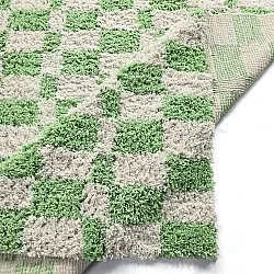 Tappeto A Pelo Lungo - Atrani Natural Cotton Shaggy (verde)