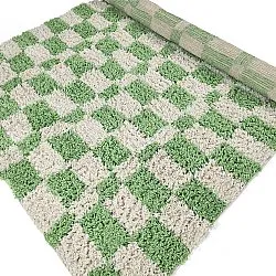 Tappeto A Pelo Lungo - Atrani Natural Cotton Shaggy (verde)