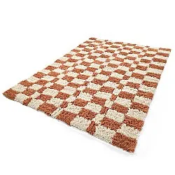 Tappeto A Pelo Lungo - Atrani Natural Cotton Shaggy (arancia)