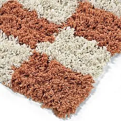 Tappeto A Pelo Lungo - Atrani Natural Cotton Shaggy (arancia)