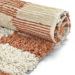 Tappeto A Pelo Lungo - Atrani Natural Cotton Shaggy (arancia)