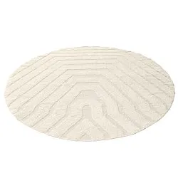 Tappeto rotondo - Callista Natural Cotton Shaggy (beige)