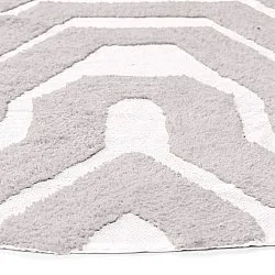 Tappeto rotondo - Callista Natural Cotton Shaggy (tortora)