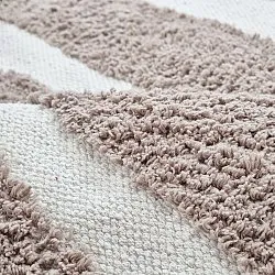 Tappeto A Pelo Lungo - Callista Natural Cotton Shaggy (tortora)