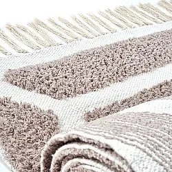 Tappeto A Pelo Lungo - Callista Natural Cotton Shaggy (tortora)