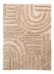 Tappeto A Pelo Lungo - Cazorla Natural Cotton Shaggy (beige)