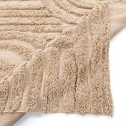 Tappeto A Pelo Lungo - Cazorla Natural Cotton Shaggy (beige)
