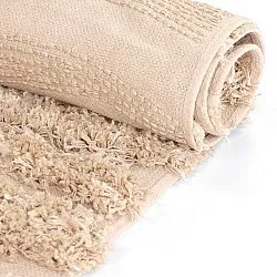 Tappeto A Pelo Lungo - Cazorla Natural Cotton Shaggy (beige)