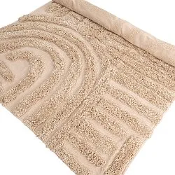 Tappeto A Pelo Lungo - Cazorla Natural Cotton Shaggy (beige)