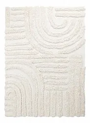 Tappeto A Pelo Lungo - Cazorla Natural Cotton Shaggy (bianco)