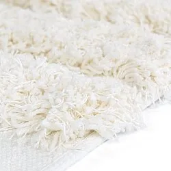 Tappeto A Pelo Lungo - Cazorla Natural Cotton Shaggy (bianco)