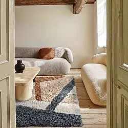 Tappeto A Pelo Lungo - Cefalu Natural Cotton Shaggy (multiplo)