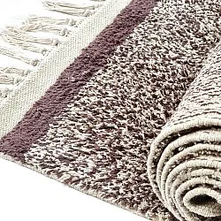 Tappeto A Pelo Lungo - Celina Natural Cotton Shaggy (beige/marrone)