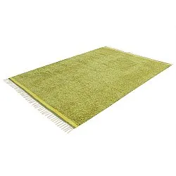 Tappeto A Pelo Lungo - Celina Natural Cotton Shaggy (verde/giallo)