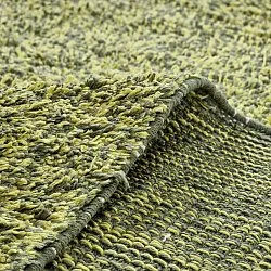Tappeto A Pelo Lungo - Celina Natural Cotton Shaggy (verde/giallo)