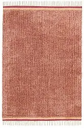 Tappeto A Pelo Lungo - Celina Natural Cotton Shaggy (rosso)