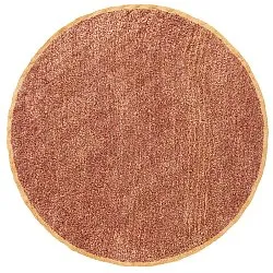 Tappeto rotondo - Celina Natural Cotton Shaggy (rosso)