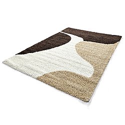 Tappeto A Pelo Lungo - Chiniot (marrone/beige/bianco)