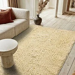 Tappeto A Pelo Lungo - Combarro Solid Cotton Shaggy (giallo chiaro)