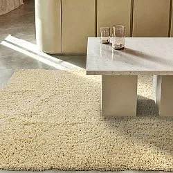 Tappeto A Pelo Lungo - Combarro Solid Cotton Shaggy (giallo chiaro)