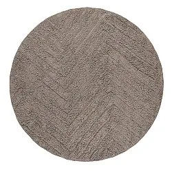 Tappeti rotondi - Conara Natural Cotton Shaggy (tortora)