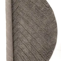 Tappeti rotondi - Conara Natural Cotton Shaggy (tortora)