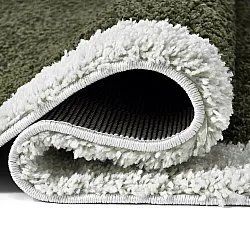 Tappeto A Pelo Lungo - Conques (verde/bianco)
