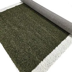 Tappeto A Pelo Lungo - Conques (verde/bianco)