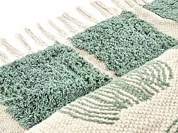 Tappeto A Pelo Lungo - Cyrus Natural Cotton Shaggy (verde)