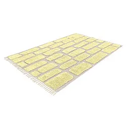 Tappeto A Pelo Lungo - Cyrus Natural Cotton Shaggy (giallo)
