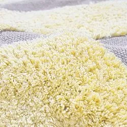 Tappeto rotondo - Cyrus Natural Cotton Shaggy (giallo)