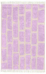 Tappeto A Pelo Lungo - Cyrus Natural Cotton Shaggy (viola)
