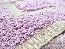 Tappeto A Pelo Lungo - Cyrus Natural Cotton Shaggy (viola)