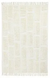 Tappeto A Pelo Lungo - Cyrus Natural Cotton Shaggy (bianco)