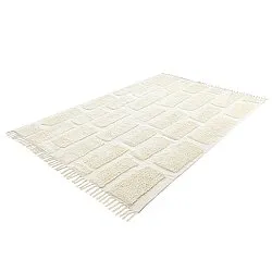 Tappeto A Pelo Lungo - Cyrus Natural Cotton Shaggy (bianco)