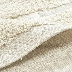 Tappeto rotondo - Cyrus Natural Cotton Shaggy (bianco)