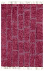 Tappeto A Pelo Lungo - Cyrus Natural Cotton Shaggy (rosso)