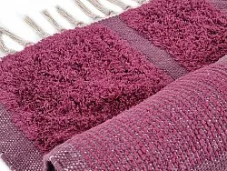 Tappeto A Pelo Lungo - Cyrus Natural Cotton Shaggy (rosso)