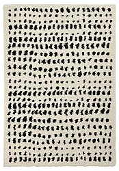 Tappeto A Pelo Lungo - Dotty (bianco/nero)