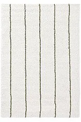 Tappeto A Pelo Lungo - Eze (bianco/verde)