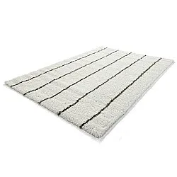 Tappeto A Pelo Lungo - Eze (bianco/verde)