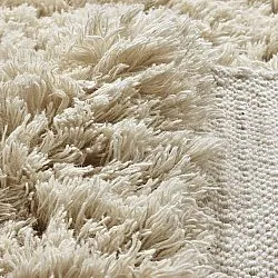 Tappeto A Pelo Lungo - Fassale Hand Woven Wool Shaggy (crema)