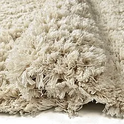 Tappeto A Pelo Lungo - Fassale Hand Woven Wool Shaggy (crema)